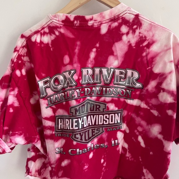 Harley Davidson custom 1 of 1 crop top shirt - Picture 6 of 9